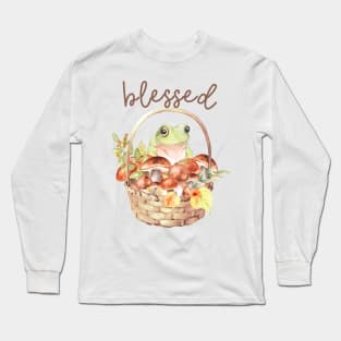 blessed harvest frog Long Sleeve T-Shirt